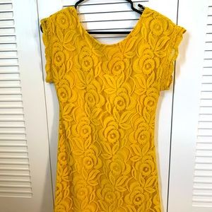 Love Fire - Yellow Mini Dress